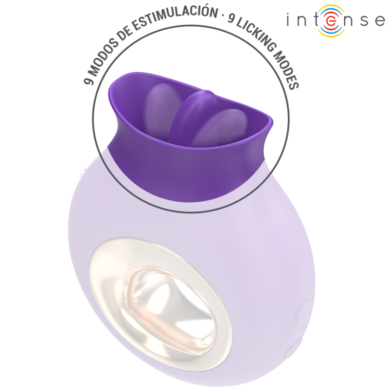 INTENSE - TULI CLITORIS STIMULATOR 9 VIBRATIONS & 9 OSCILLATIONS PURPLE - Image 8