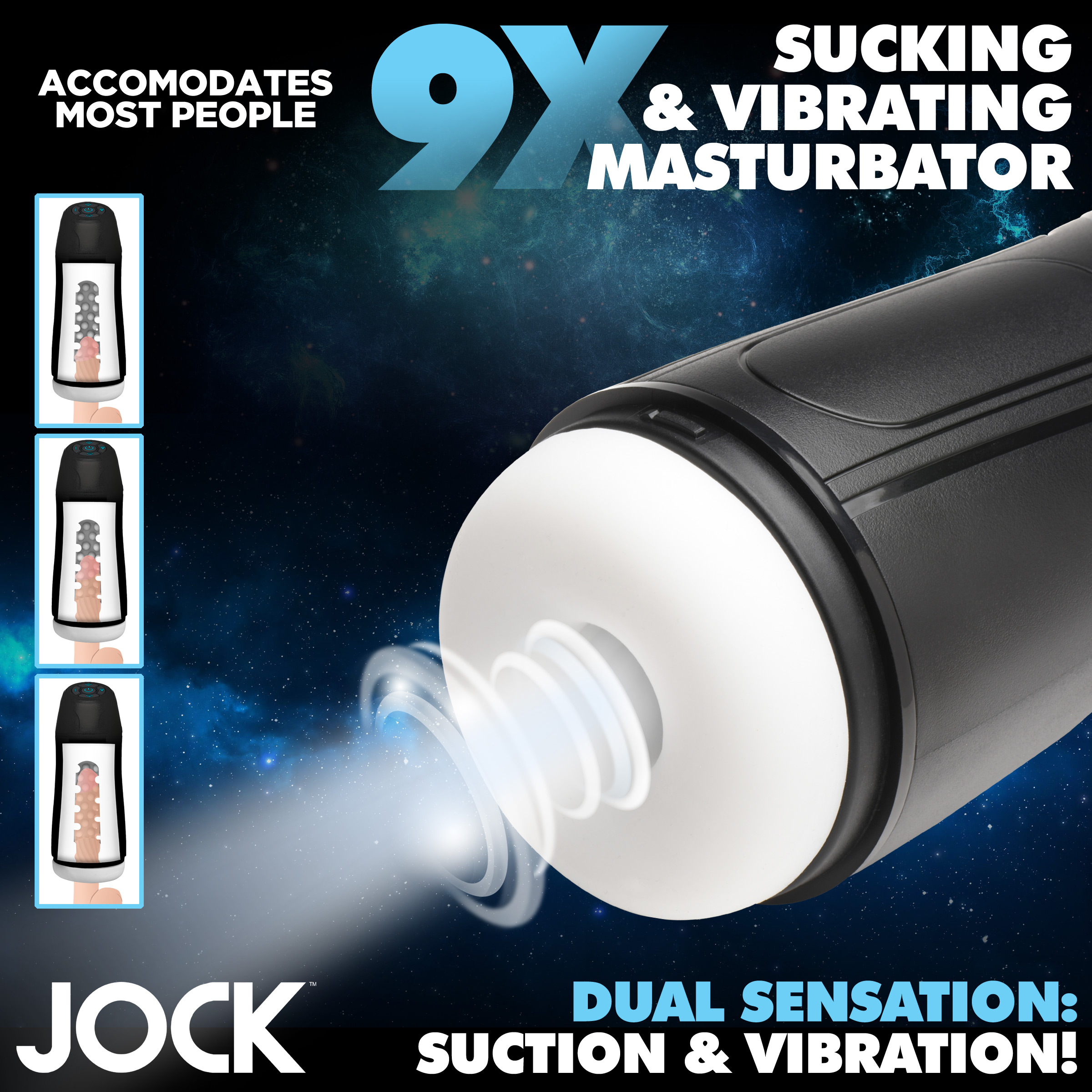 9X Sucking and Vibrating Masturbator - Image 4