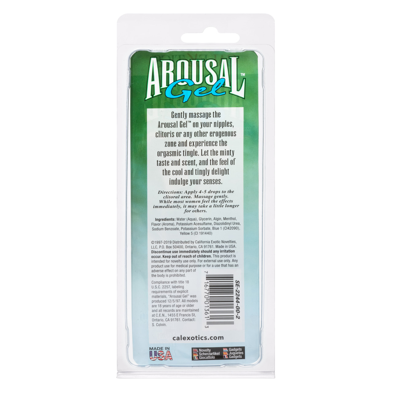Arousal Gel - 0.25 Fl Oz./ 7ml - Image 2