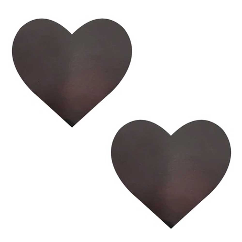 Neon Pinky Tink Temperature Reactive Heart Nipple Cover Pasties - Image 2
