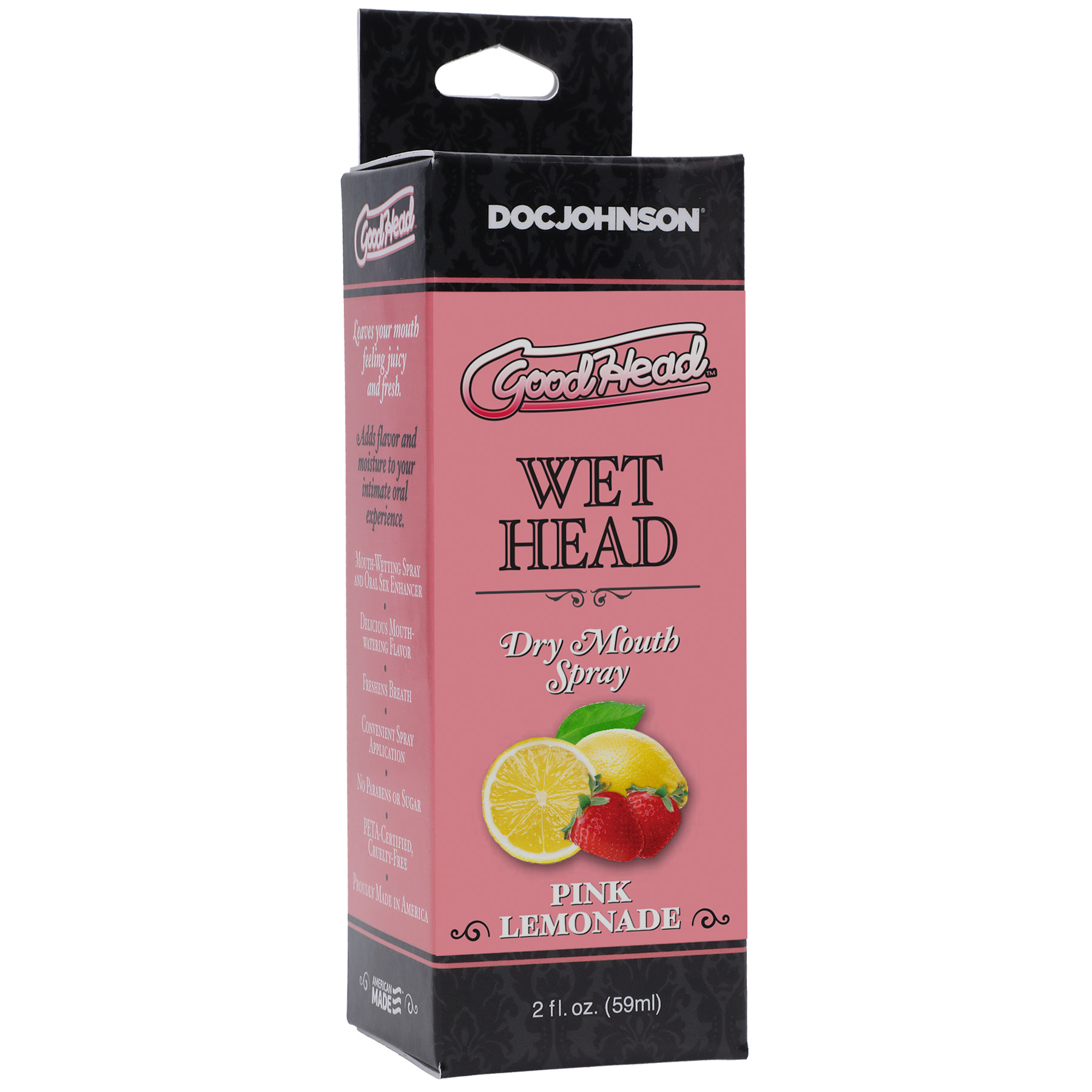 Goodhead - Wet Head - Dry Mouth Spray - Pink Lemonade - 2 Fl. Oz. (59ml) - Image 2