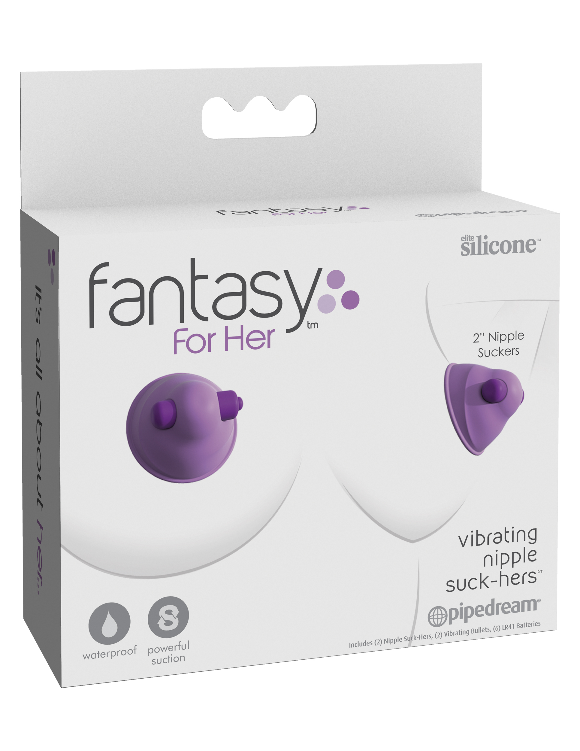 Fantasy for Her Vibrating Nipple Suck-Hers 2 Inch Suck-Hers 2 Inch - Image 4