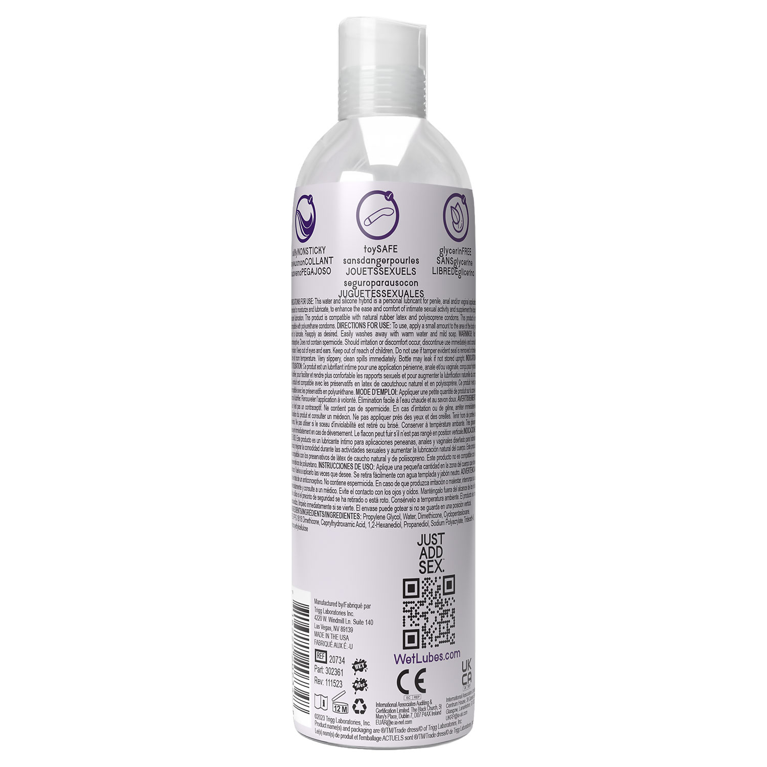 Wet Hybrid Luxury Water/silicone Blend Based Lubricant 4 Oz - Image 4