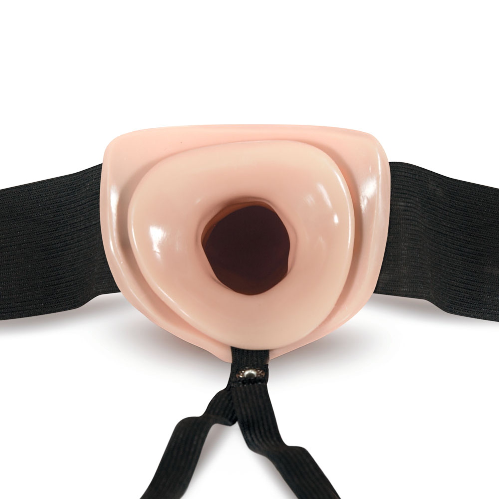 Dr. Skin - 7 Inch Hollow Strap on - Vanilla - Image 3