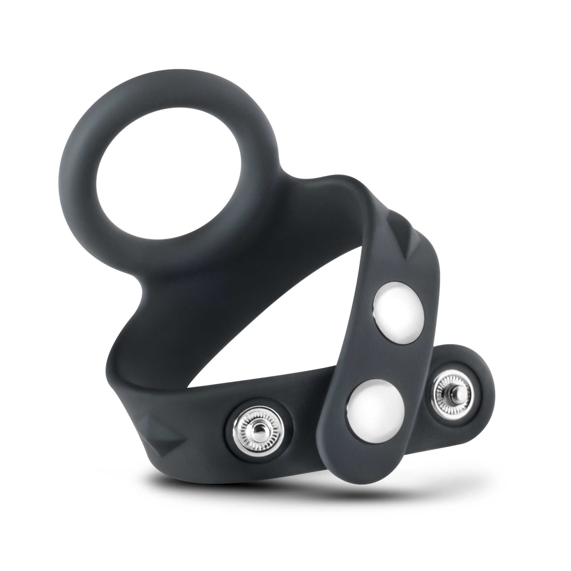 Performance - Vs6 - Silicone Cock & Ball Strap - Black - Image 4