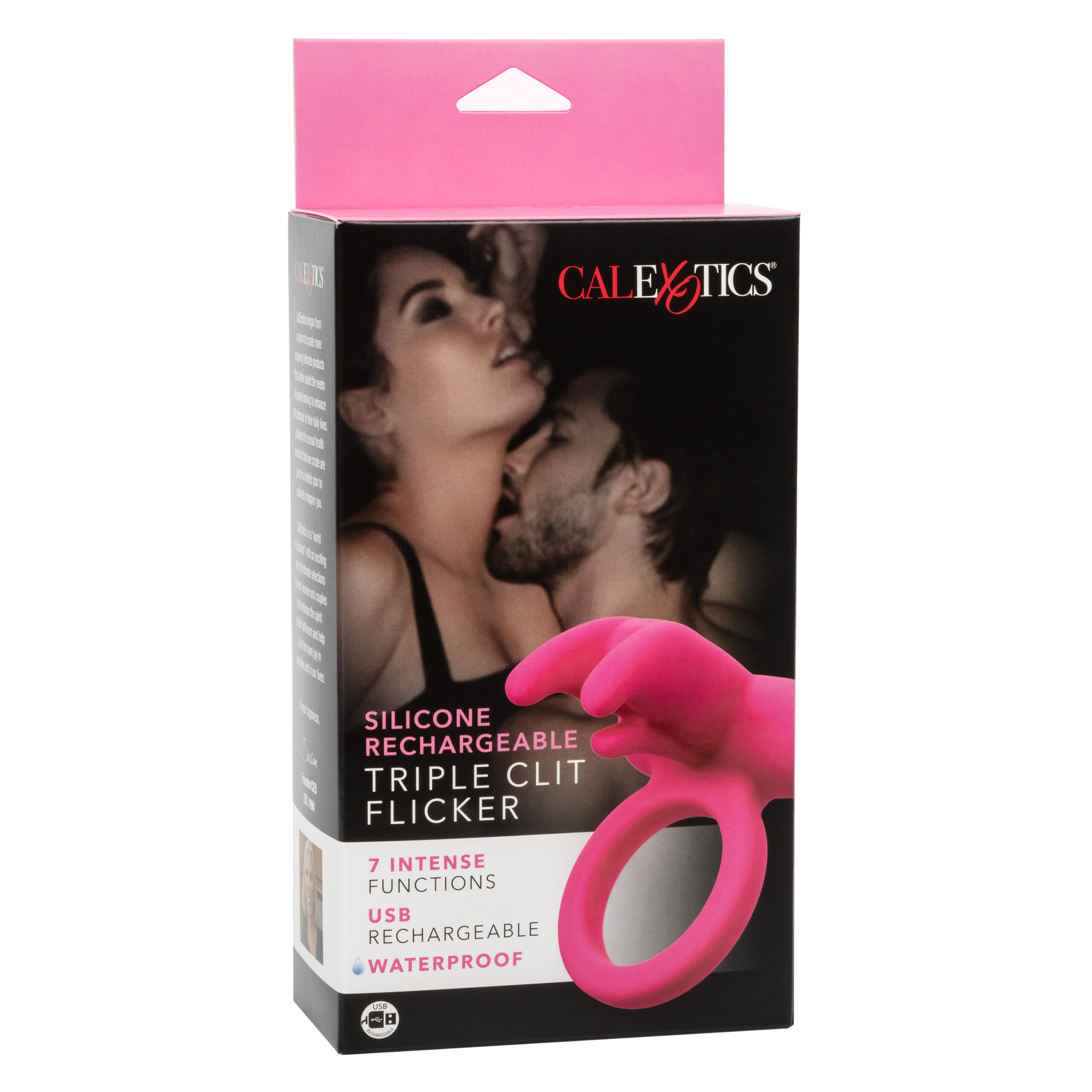 Silicone Rechargeable Triple Clit Flicker - Image 2