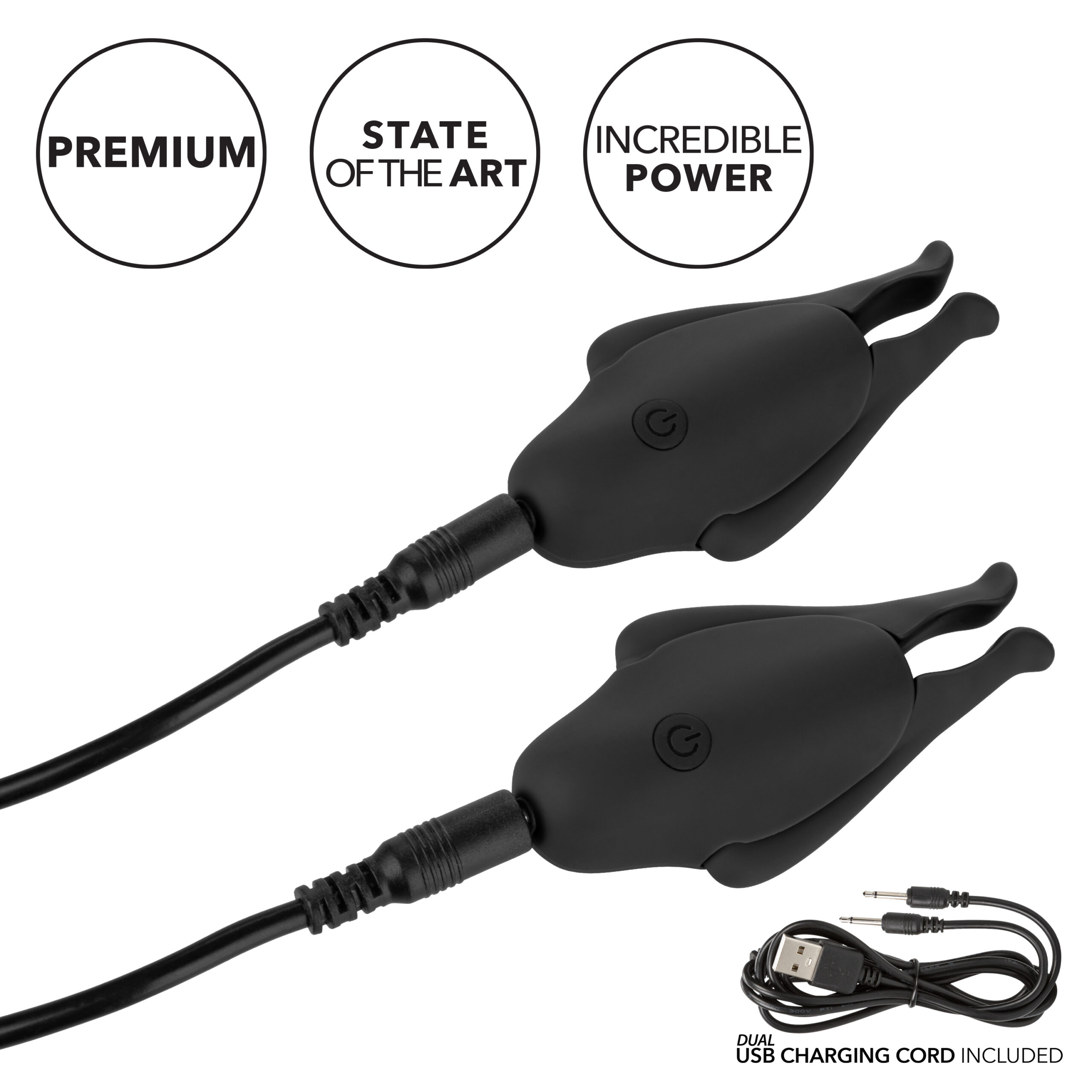 Nipple Play Rechargeable Nipplettes - Black - Image 7