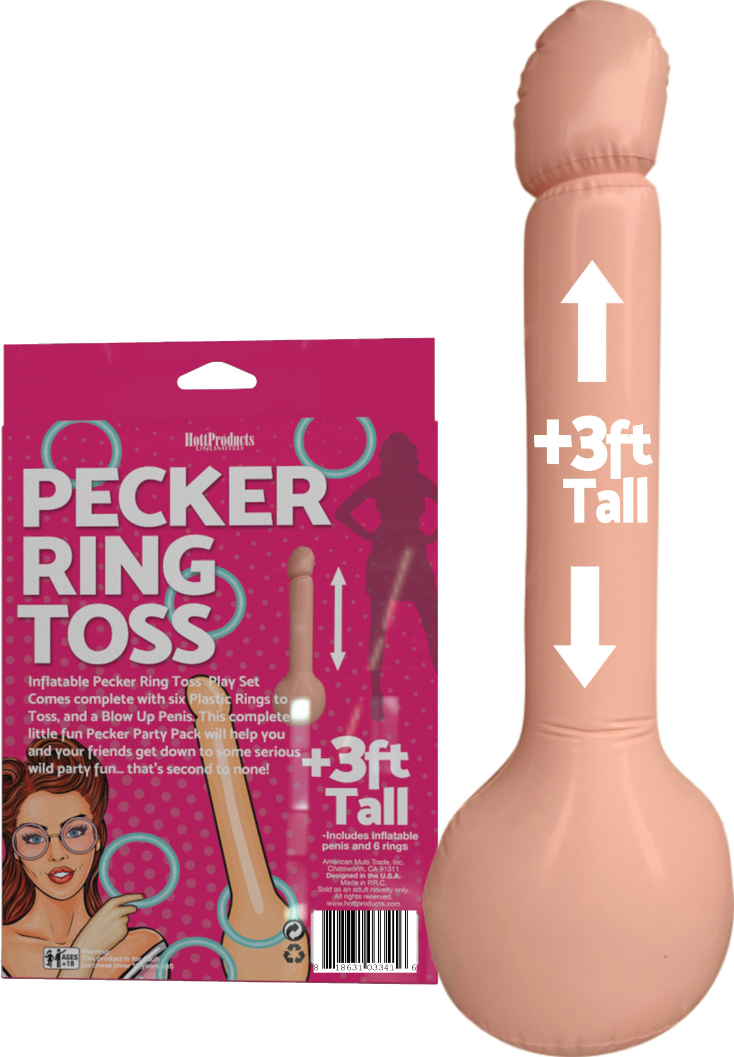 Inflatable Pecker Ring Toss - Image 3