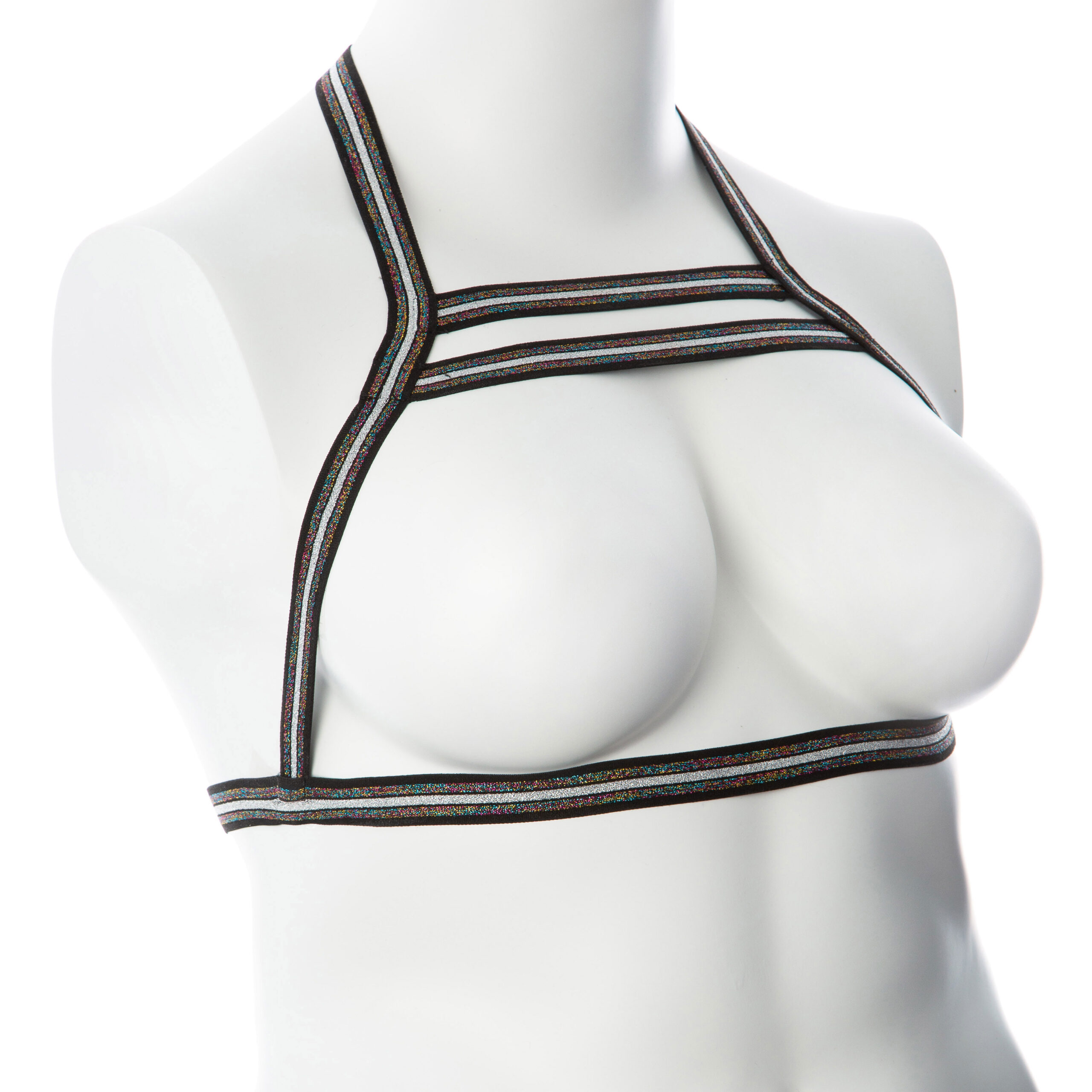 Gender Fluid Silver Lining Harness - Large/xxlarge - Multi-Color - Image 3