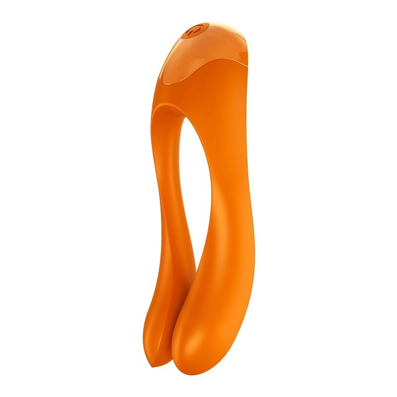 SATISFYER - CANDY CANE FINGER VIBRATOR ORANGE - Image 6