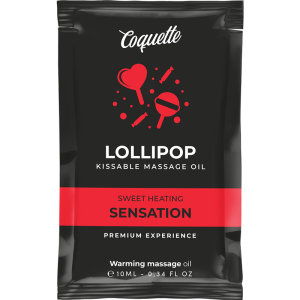 COQUETTE CHIC DESIRE - POCKET LOLLIPOP KISSABLE MASSAGE OIL HEATING SENSATION 10 ML