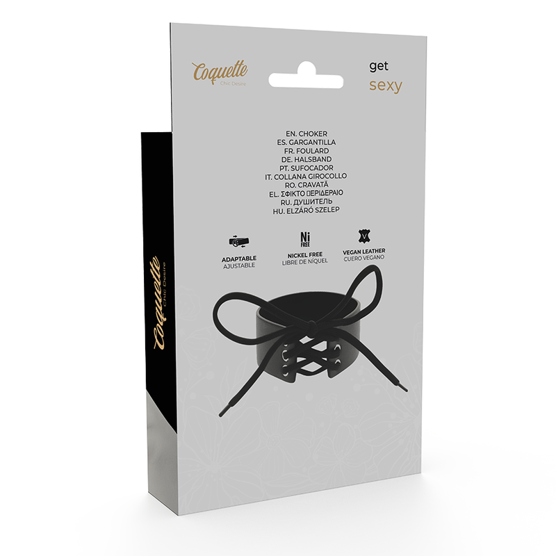 COQUETTE CHIC DESIRE - VEGAN LEATHER CHOKER - Image 7