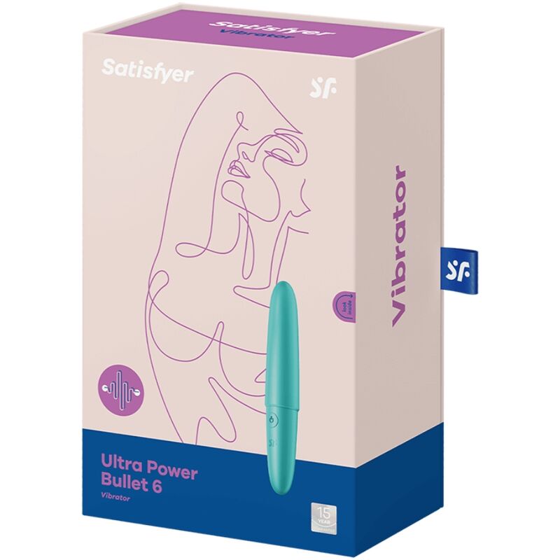 SATISFYER - ULTRA POWER BULLET 6 TURQUOISE - Image 3