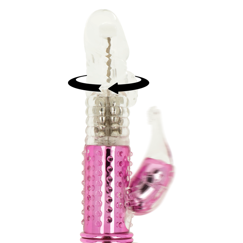 OHMAMA - VIBRATOR WITH ROTATION FUNCTION AND CLITORIS STIMULATOR - Image 2