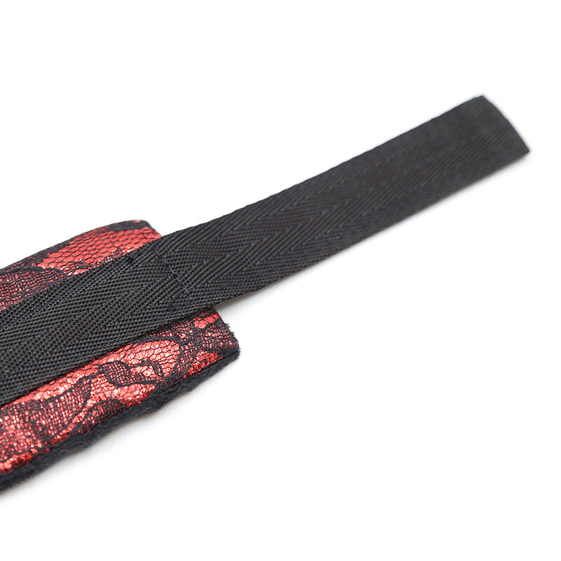OHMAMA FETISH - VELVET HANDCUFFS WITH NYLON TAPE - Image 7
