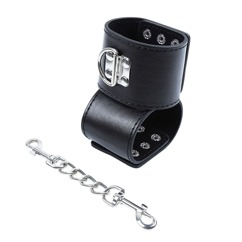OHMAMA FETISH - WRIST RESTRAINTS SNAP FASTEN METAL - Image 4