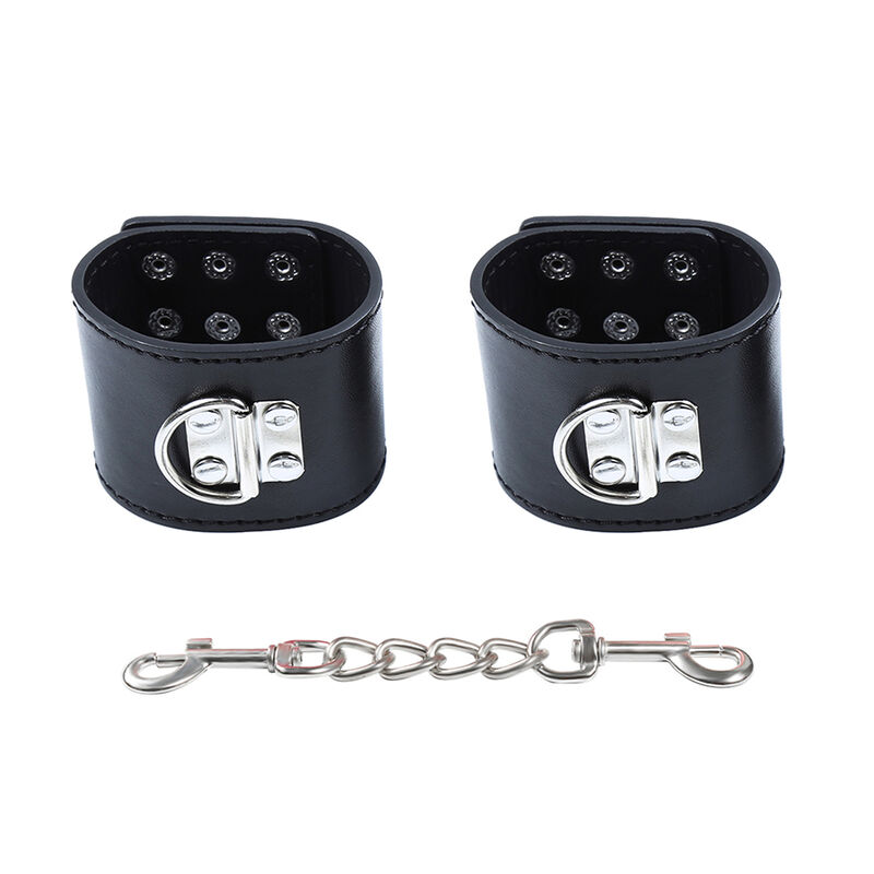 OHMAMA FETISH - WRIST RESTRAINTS SNAP FASTEN METAL - Image 8