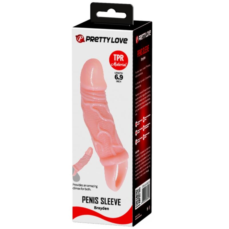 BAILE - PENIS EXTENDER SHEATH WITH STRAP FOR TESTICLES 13.5 CM - Image 4