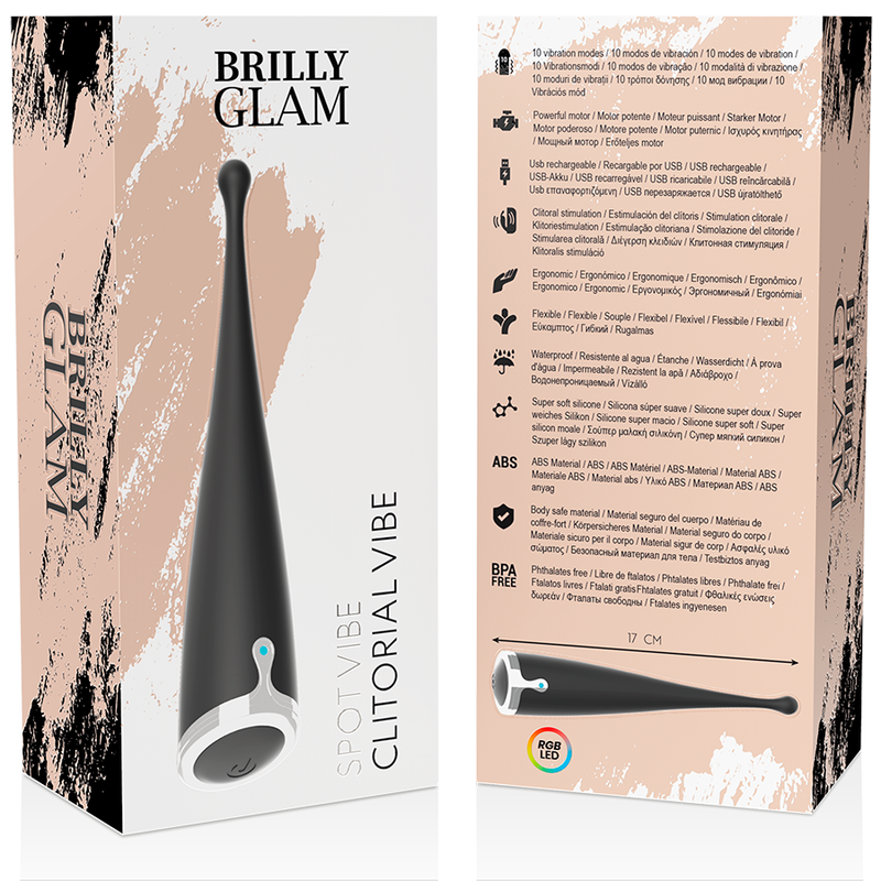 BRILLY GLAM - SPOT VIBE CLITORIAL BLACK - Image 10