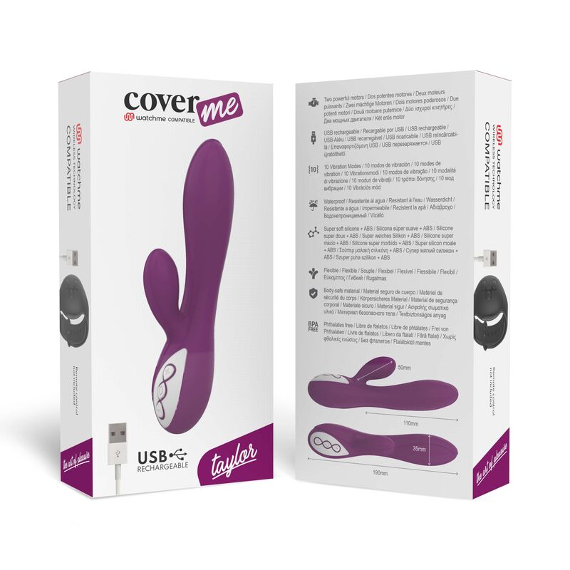 COVERME - TAYLOR VIBRATOR COMPATIBLE WITH WATCHME WIRELESS TECHNOLOGY - Image 6