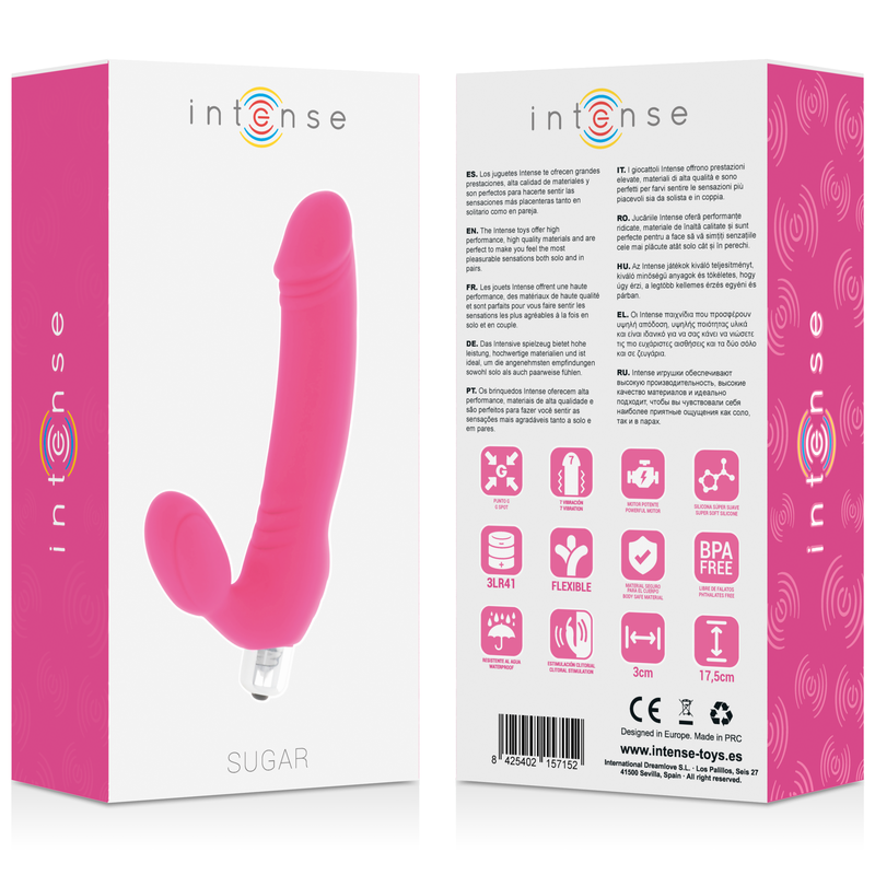 INTENSE - SUGAR SEVEN SPEEDS SILICONE FUSHSIA - Image 6
