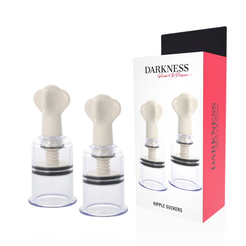 DARKNESS - TRANSPARENT NIPPLE STIMULATING WAVES 5CM DIMETER