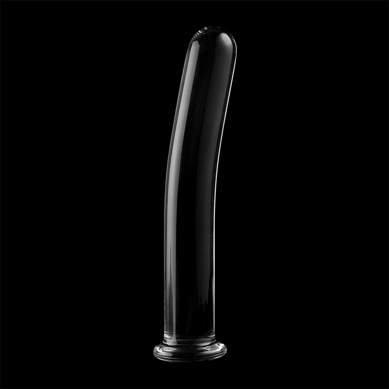 NEBULA SERIES BY IBIZA - MODEL 9 DILDO BOROSILICATE GLASS CLEAR 15.5 CM -O- 2.5 CM - Image 7