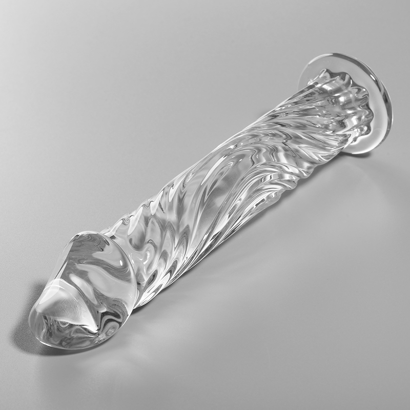 NEBULA SERIES BY IBIZA - MODEL 12 DILDO BOROSILICATE GLASS CLEAR 17 CM -O- 3.5 CM - Image 2