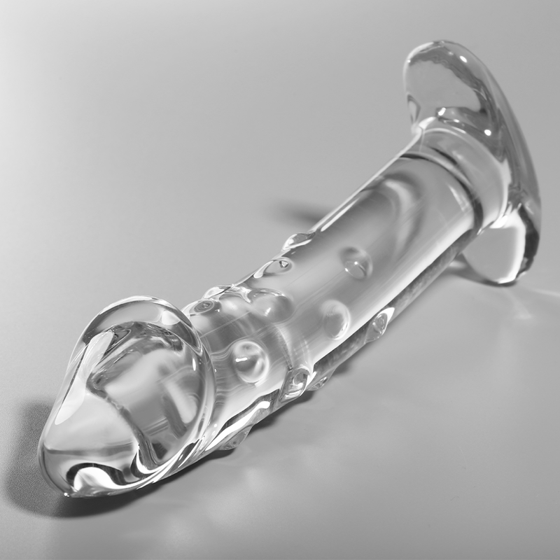 NEBULA SERIES BY IBIZA - MODEL 19 DILDO BOROSILICATE GLASS CLEAR 18.5 CM -O- 4 CM - Image 2