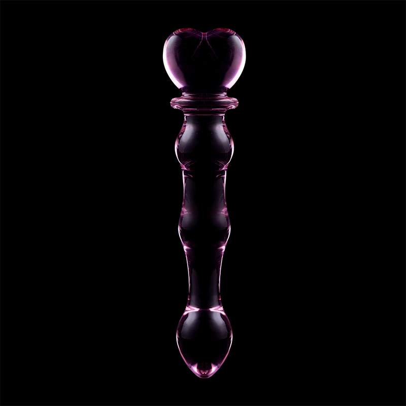 NEBULA SERIES BY IBIZA - MODEL 21 DILDO BOROSILICATE GLASS PINK 20.5 CM -O- 3.5 CM - Image 7