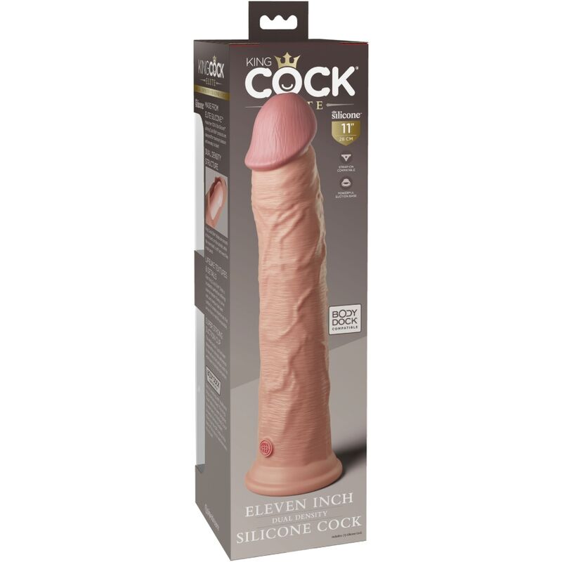 KING COCK - ELITE REALISTIC SILICONE DILDO 28 CM - Image 5