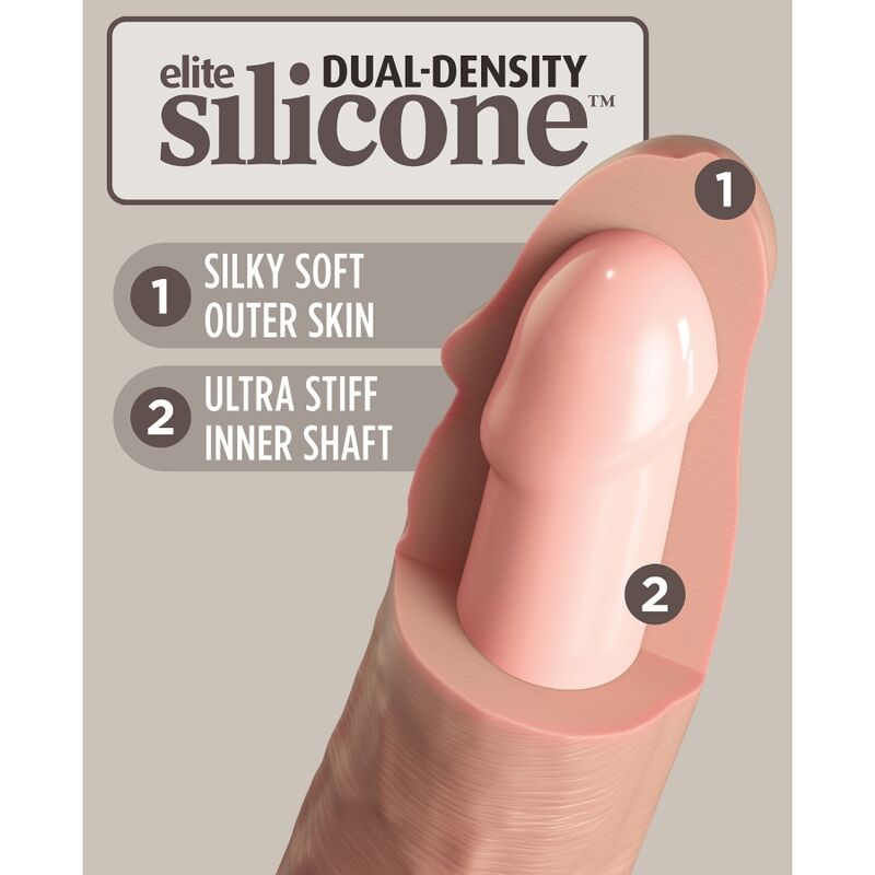 KING COCK - ELITE REALISTIC SILICONE DILDO 28 CM - Image 4