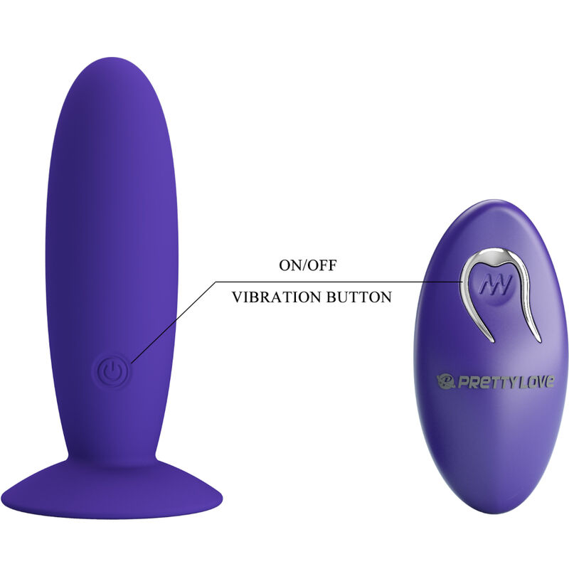 PRETTY LOVE - YOUTH PLUG ANAL VIBRATOR REMOTE CONTROL VIOLET - Image 6