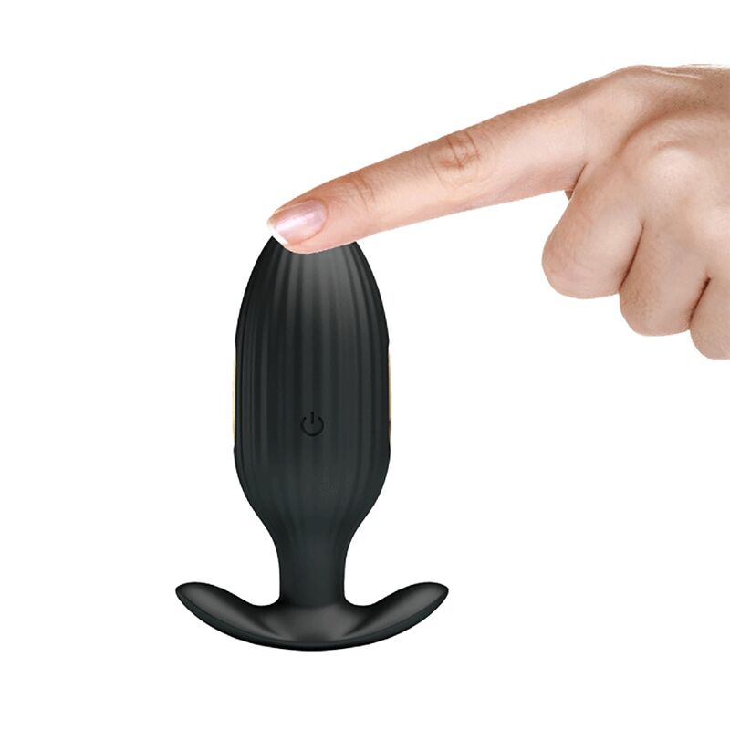 PRETTY LOVE - KELLY PLUG ANAL RECHARGEABLE VIBRATOR BLACK - Image 7