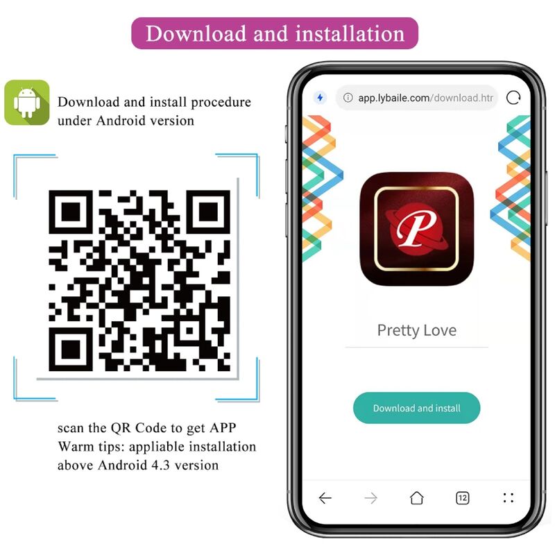 PRETTY LOVE - NYMPH VIBRATING EGG APP CONTROLLED PURPLE - Image 10