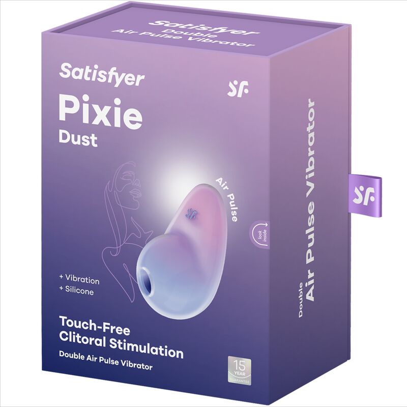 SATISFYER - PIXIE DUST LILAC AIR PLUSE STIMULATOR - Image 5