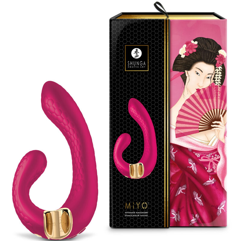 SHUNGA - MIYO INTIMATE MASSAGER FUCHSIA - Image 3