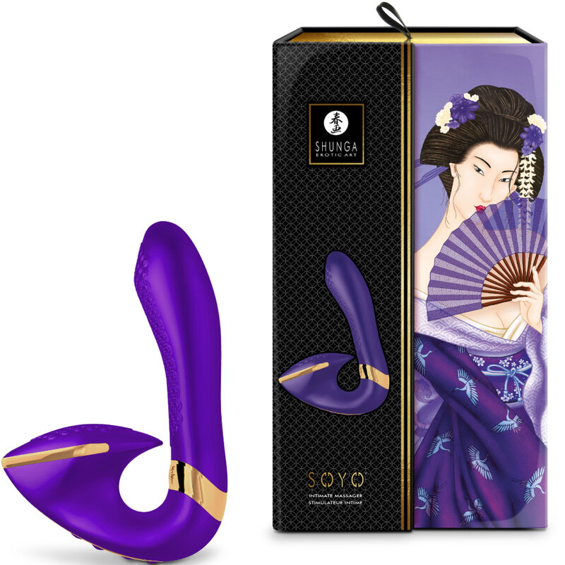 SHUNGA - SOYO INTIMATE MASSAGER VIOLET - Image 3