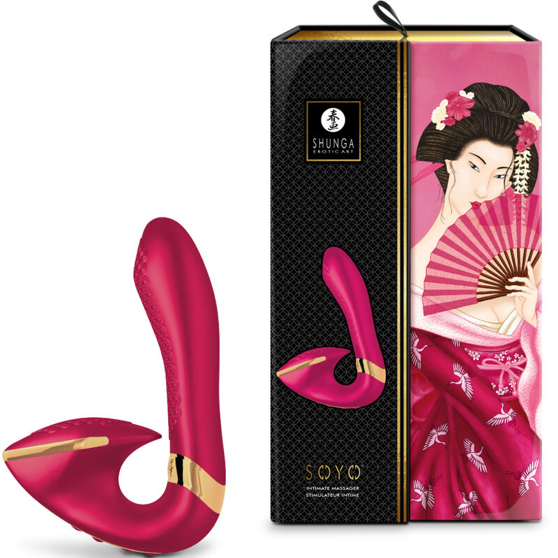 SHUNGA - SOYO INTIMATE MASSAGER FUCHSIA - Image 3