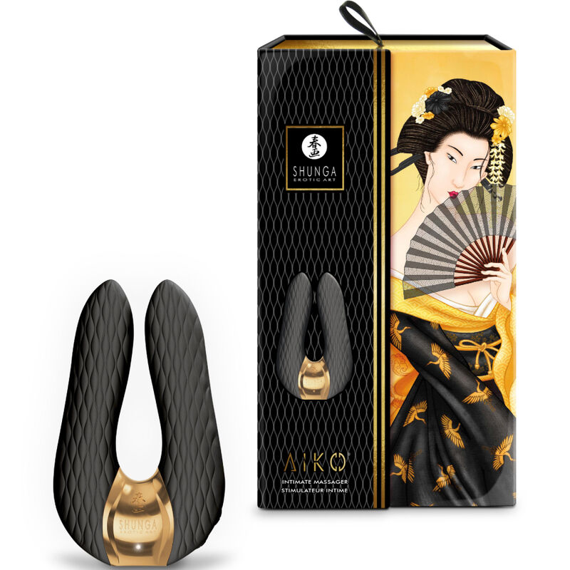 SHUNGA - AIKO INTIMATE MASSAGER BLACK - Image 4