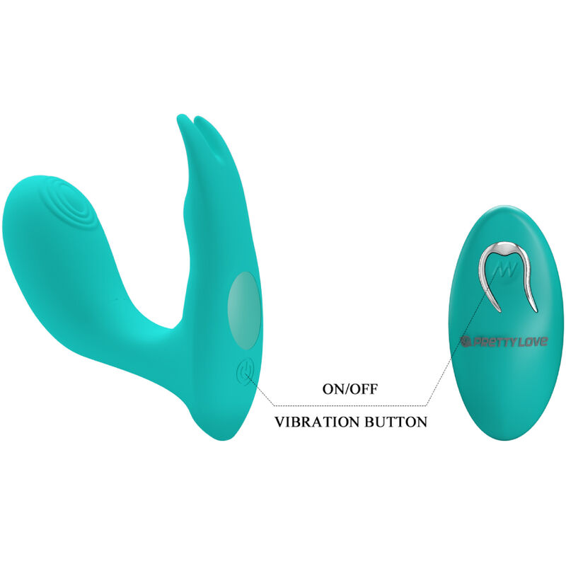 PRETTY LOVE - IDABELLE VIBRATION & PULSATION REMOTE CONTROL BLUE - Image 6