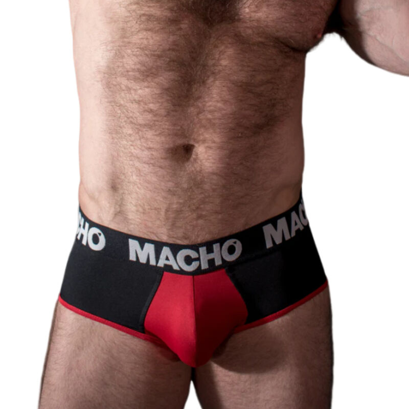 MACHO - MS26N SLIP BLACK/RED L - Image 2