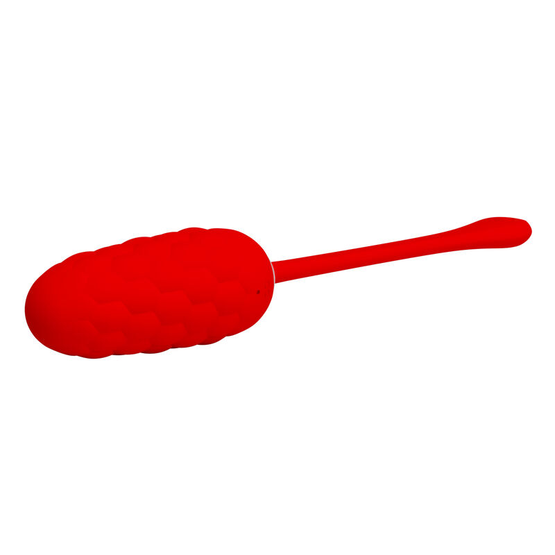 PRETTY LOVE - VIBRATING EGG WITH RED RECHARGEABLE MARINE TEXTURE - Image 4