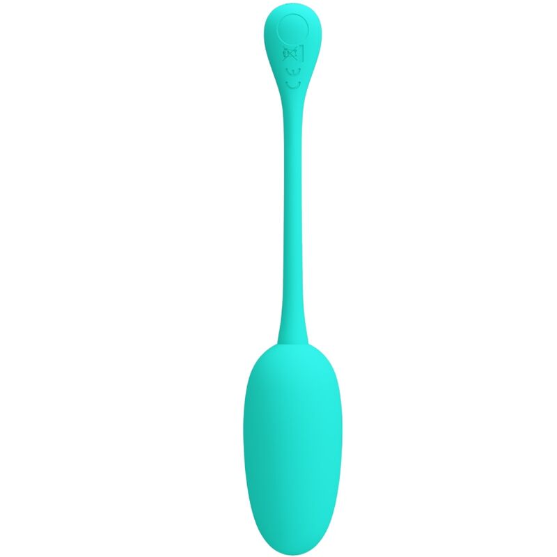 PRETTY LOVE - KNUCKER WATER GREEN RECHARGEABLE VIBRATING EGG - Image 5