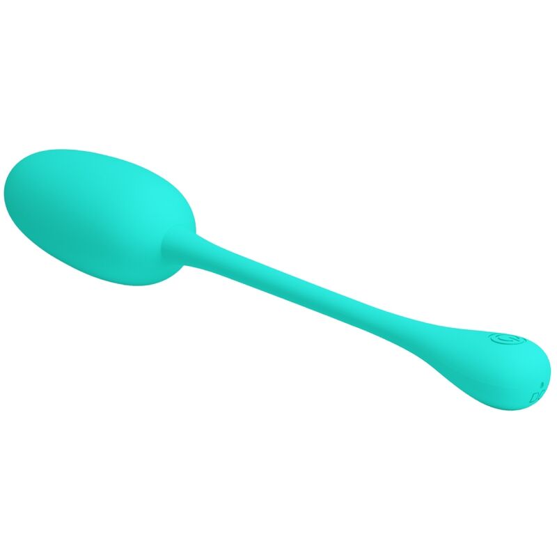 PRETTY LOVE - KNUCKER WATER GREEN RECHARGEABLE VIBRATING EGG - Image 4