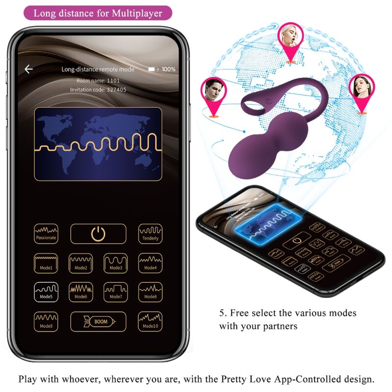 PRETTY LOVE - ELVIRA KEGEL BALLS APP REMOTE CONTROL PURPLE - Image 14