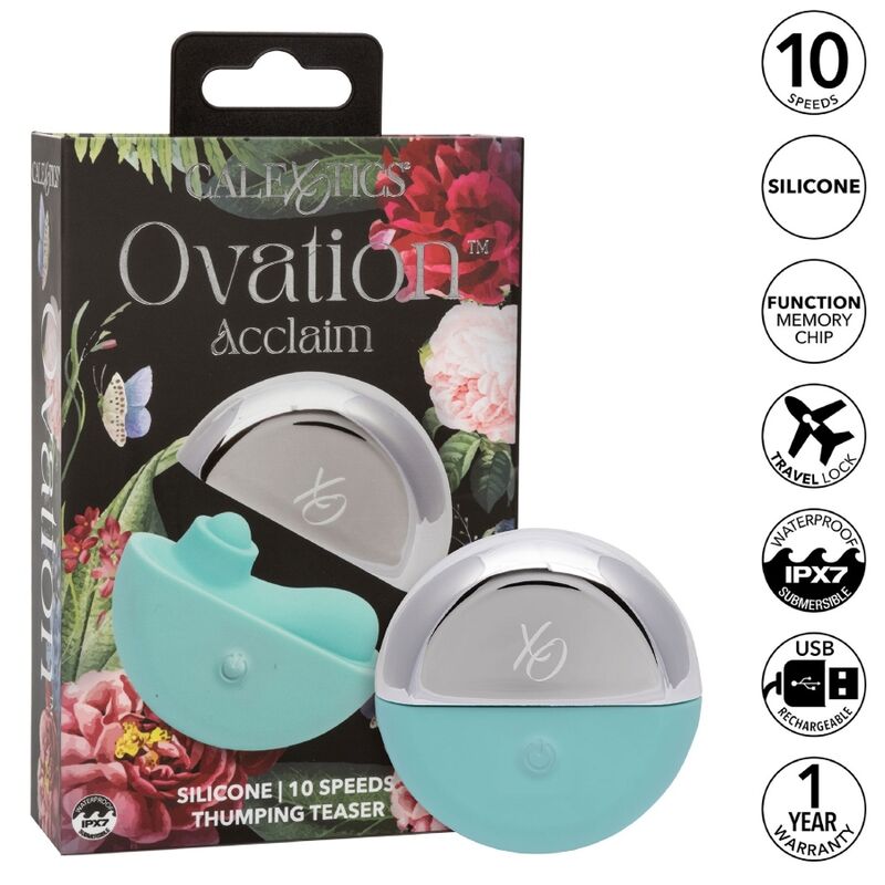 CALEXOTICS - OVATION ACCLAIM STIMULATOR AQUA GREEN - Image 2
