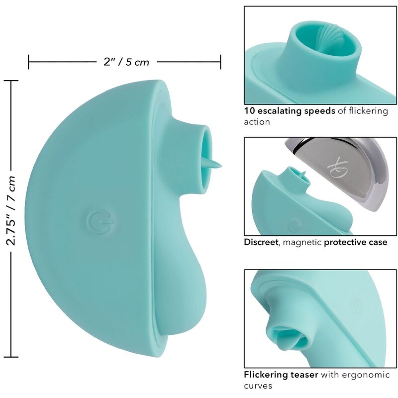 CALEXOTICS - OVATION RAVE STIMULATOR AQUA GREEN - Image 13