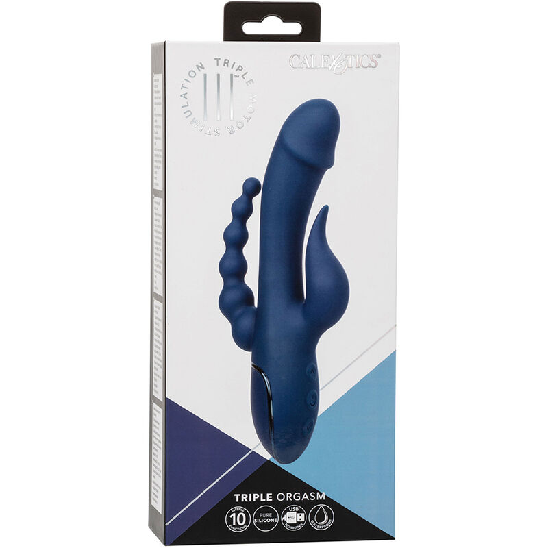 CALEXOTICS - VIBRATOR TRIPLE ORGASM BLUE - Image 11