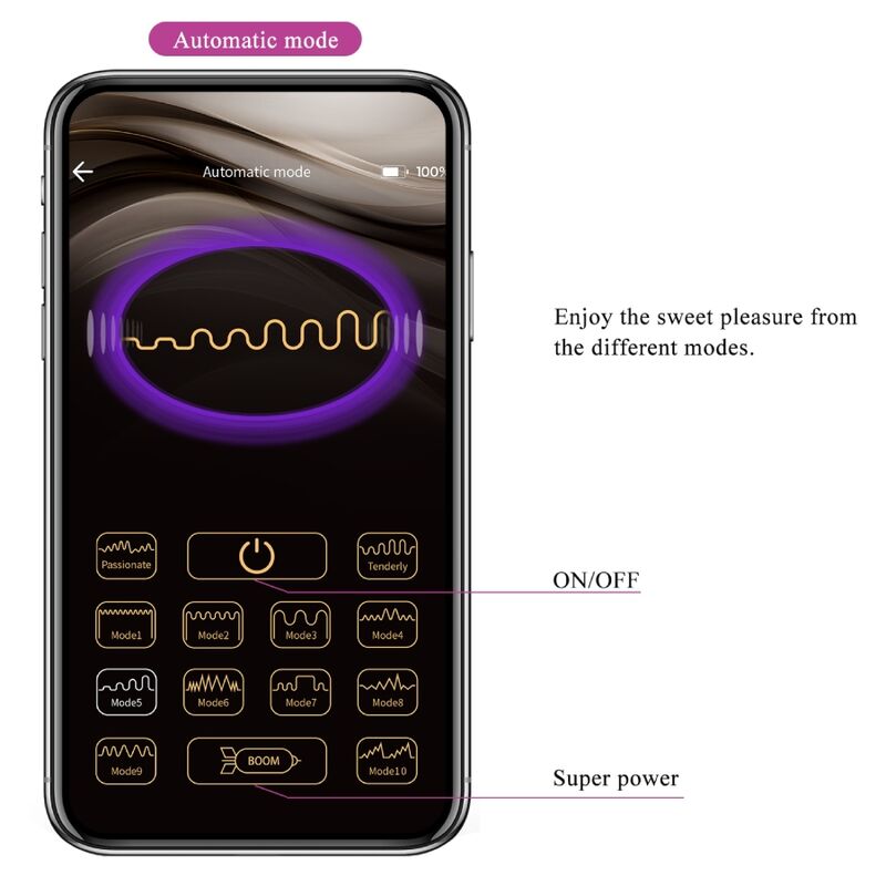 PRETTY LOVE - BAIRD G-SPOT 12 VIBRATIONS RECHARGEABLE LILA APP - Image 12